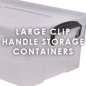 Large Clip Handle Storage Containers