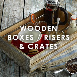 Wooden Boxes/Risers & Crates – Catering Projects Shop